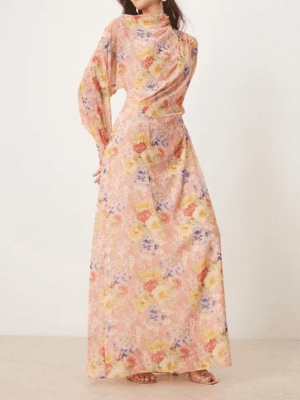 Themodestdiary floral maxi dress